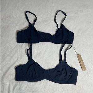 SKIMS 2 Piece Unlined Demi Bra 34A NWT/NWOT